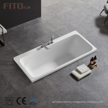 Modern Embedded Soaking Square Bathtubs For One Person Baths In Bathroom